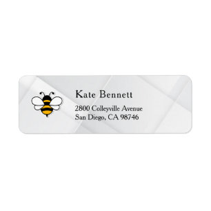 Honey Business Return Address Label
