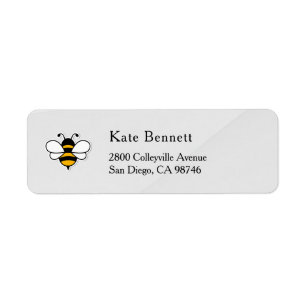Honey Business Return Address Label