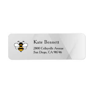 Honey Business Return Address Label