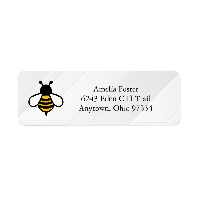 Honey Business Return Address Label (Front)