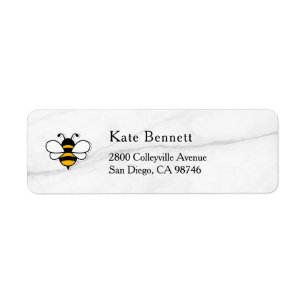 Honey Business Return Address Label