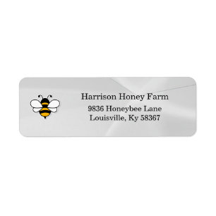Honey Business Return Address Label