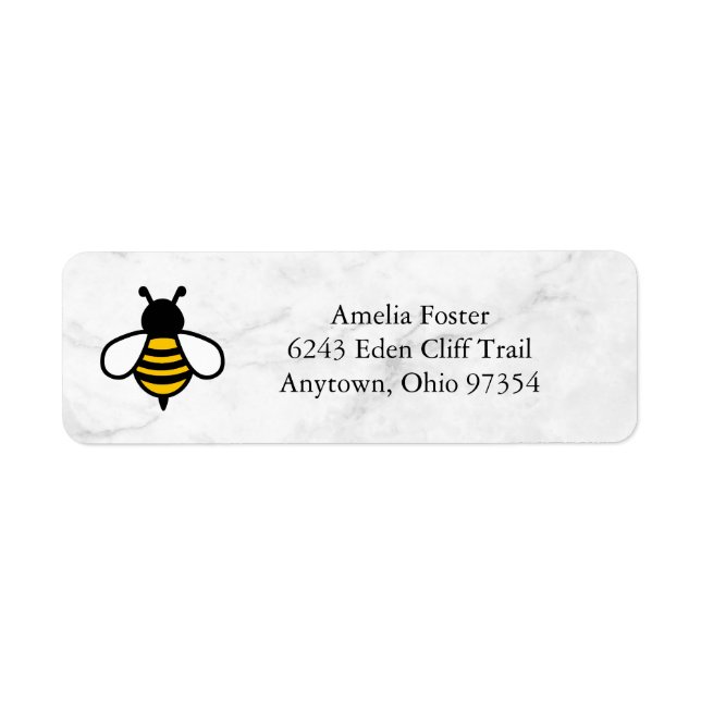Honey Business Return Address Label (Front)