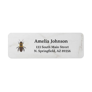 Honey Business Return Address Label