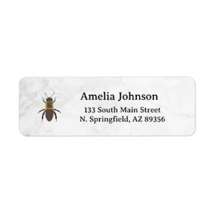 Honey Business Return Address Label
