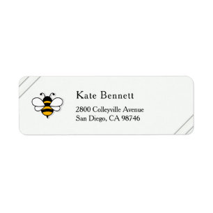 Honey Business Return Address Label