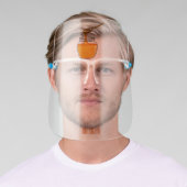 Honey cartoon illustration face shield (Insitu)