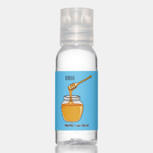 Honey cartoon illustration  hand sanitizer