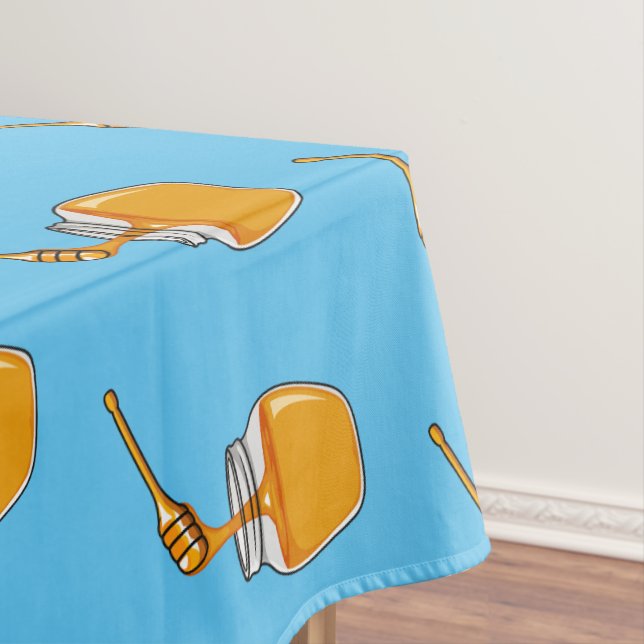 Honey cartoon illustration  tablecloth (In Situ)