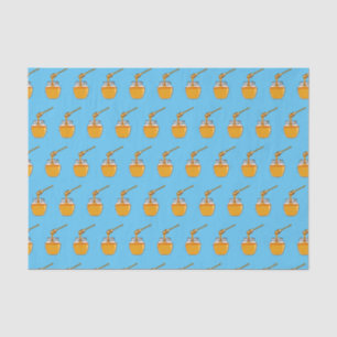 Honey cartoon illustration tissue paper