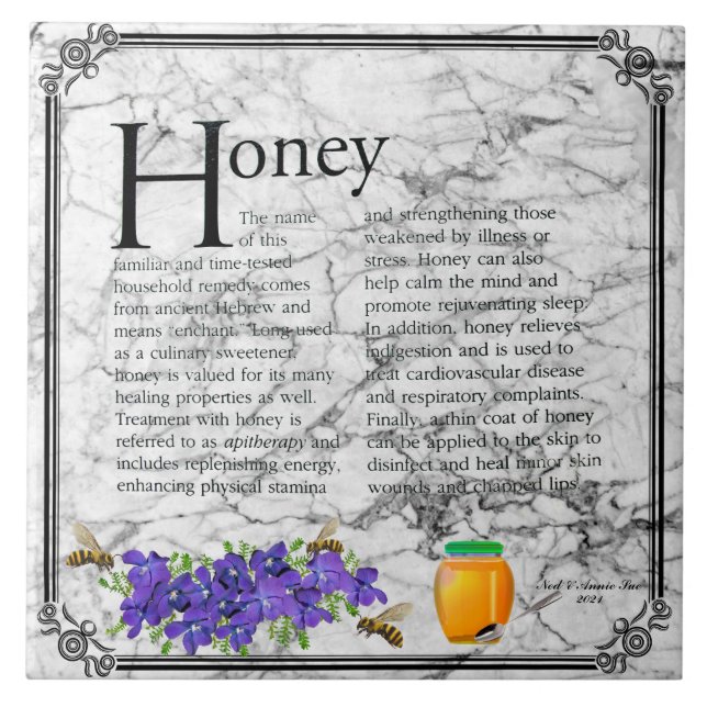 HONEY    CERAMIC TILE (Front)