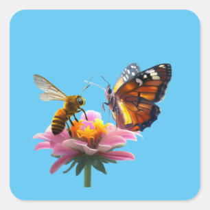 Honey Chat Square Sticker