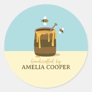 HONEY CLASSIC ROUND STICKER
