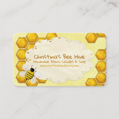 Honey Comb 3D Whimsey  Business Card