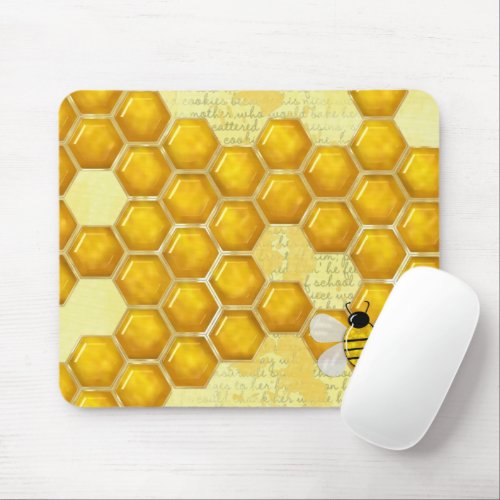 Honey Comb 3D Whimsey  Mouse Pad