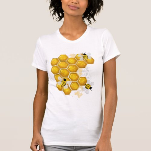 Honey Comb 3D Whimsey  T_Shirt