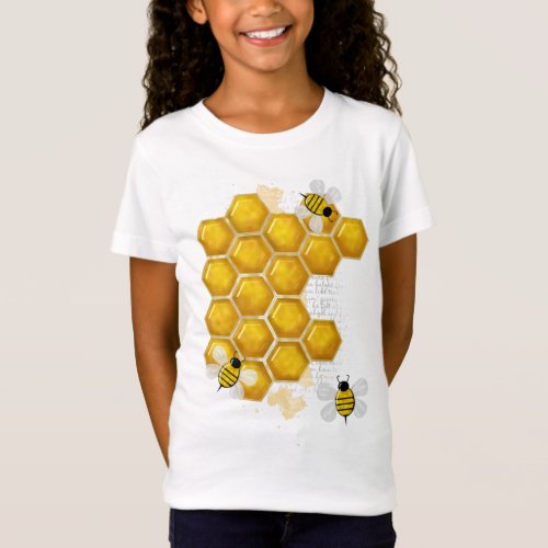 Honey Comb 3D Whimsey  T_Shirt
