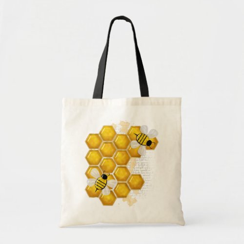 Honey Comb 3D Whimsey  Tote Bag