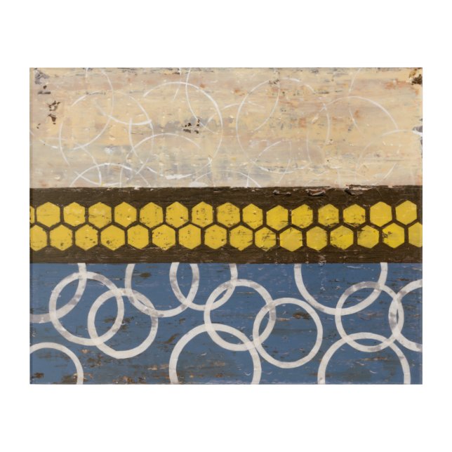 Honey Comb Abstract I Acrylic Print (Front)