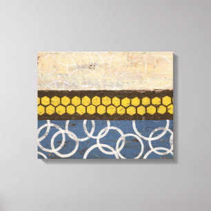 Honey Comb Abstract I Canvas Print