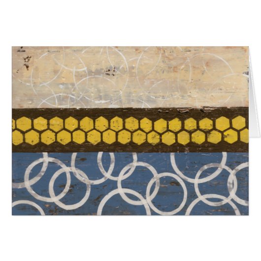 Honey Comb Abstract I Cards (Front Horizontal)