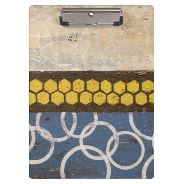 Honey Comb Abstract I Clipboard (Front)