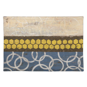 Honey Comb Abstract I Cloth Placemat