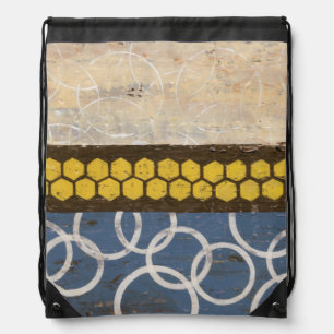Honey Comb Abstract I Drawstring Bag