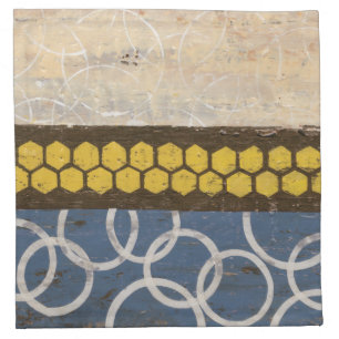 Honey Comb Abstract I Napkin