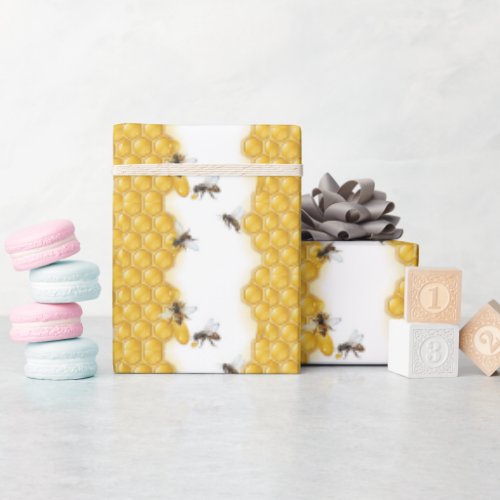 Honey Comb Wrapping Paper