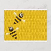 Honey Comb Yellow Gold Bee Bees Pattern Art