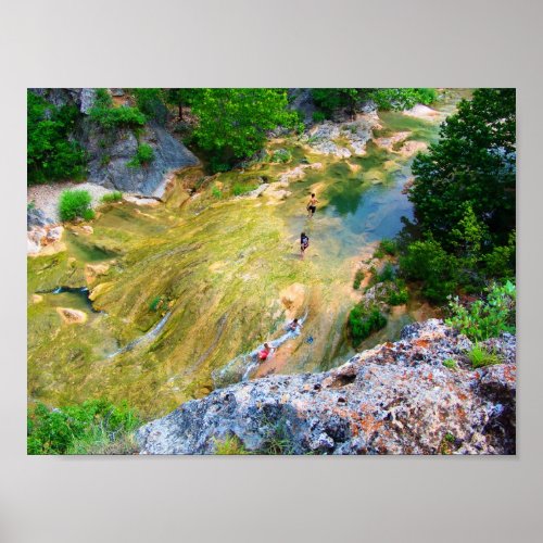 Honey Creek Above Turner Falls III _ Color Saturat Poster