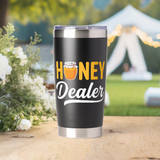 Honey Dealer Beekeeper Honeycomb Beekeeping Queen Insulated Tumbler
