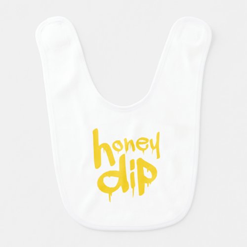 honey dip baby bib