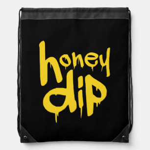 honey dip drawstring bag
