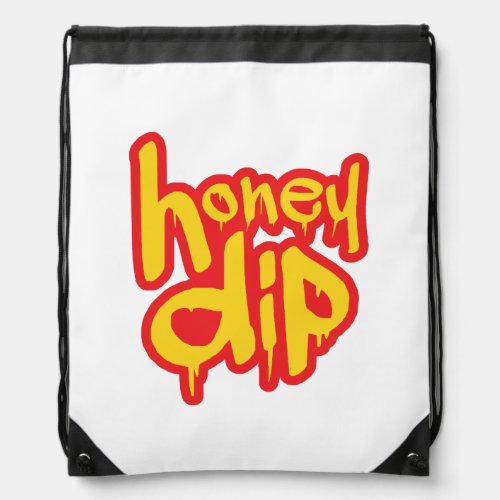 honey dip drawstring bag