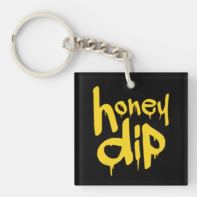 honey dip keychain (Front)