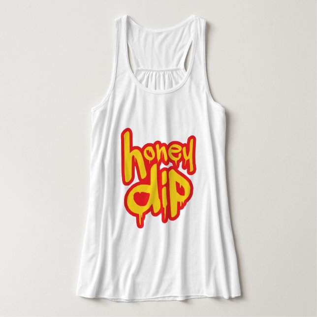 honey dip tank top (Design Front)