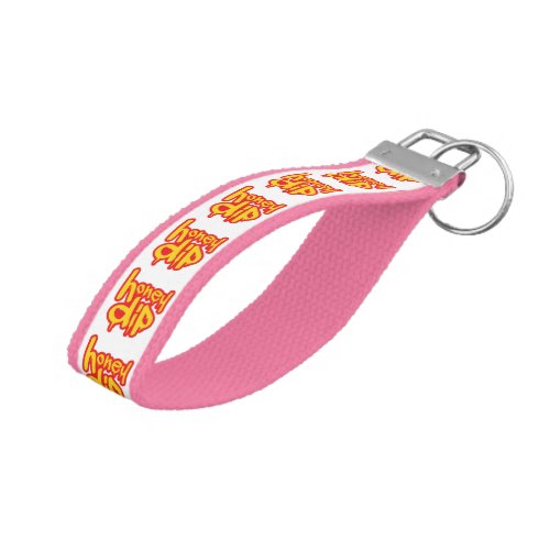 honey dip wrist keychain