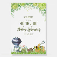 Honey Do Baby Shower Welcome sign