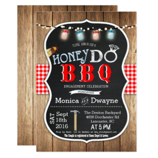 Honey Do Bbq Invitations 2