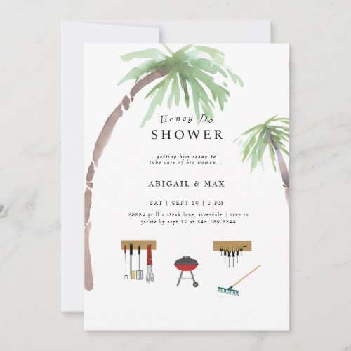 Honey Do Couples Bridal Shower Invitation