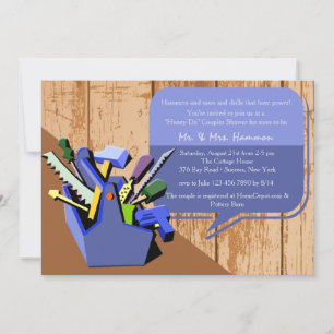 Honey-Do Couples Shower (Blue) Invitation