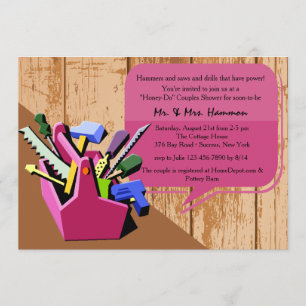Honey-Do Couples Shower Invitation