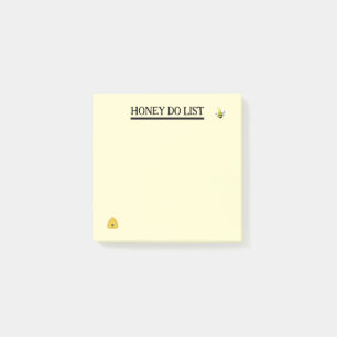 Honey Do List Bee Theme Notes