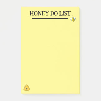 Honey Do List Bee Theme Notes
