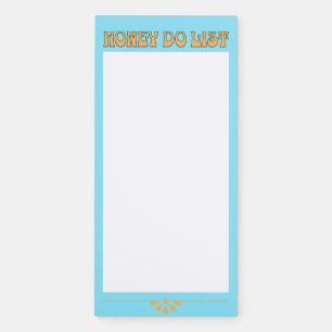 Honey Do List Cute Couples Magnetic Notepad
