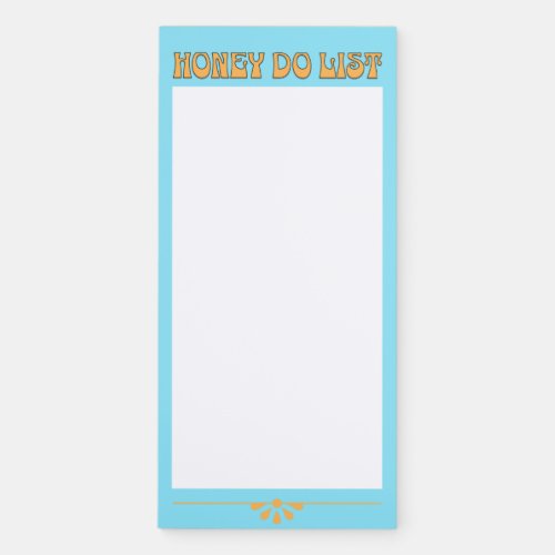 Honey Do List Cute Couples Magnetic Notepad