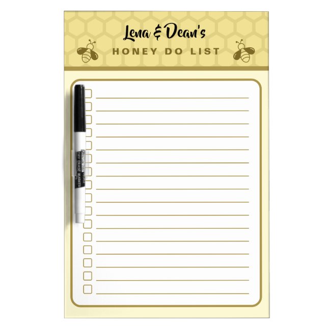Honey Do List Dry Erase Board (Front)