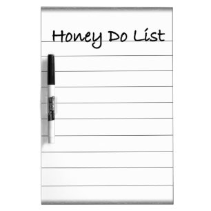 Honey Do List Dry Erase Board w Pen
